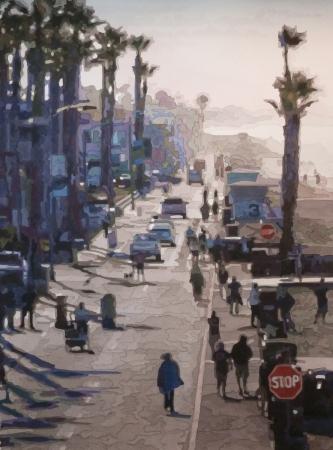 Charles Rouse, Morning on the Strand, Watercolor West Award