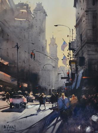 Alvaro  Castagnet , 5th Ave. NY, Arnold Grossman Memorial Award, CWA 49th National Exhibition