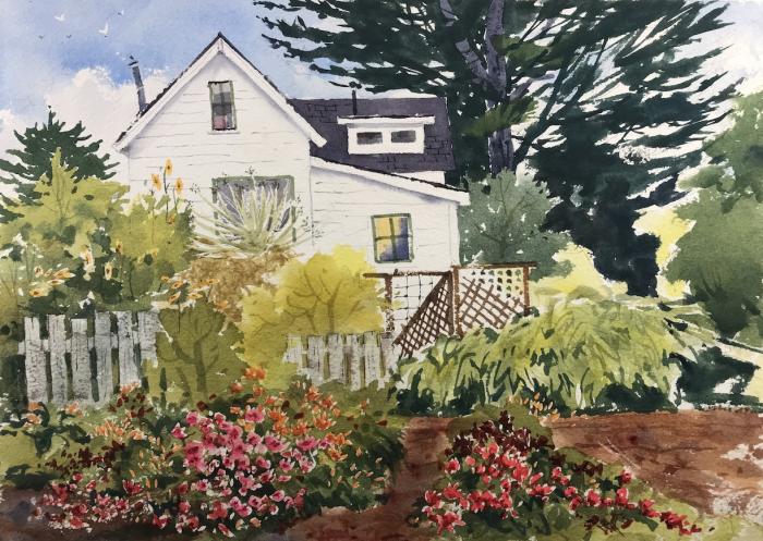 Michael Friedland, Mendocino Blossoming, 3rd Place Aspen Center, John Muir Health