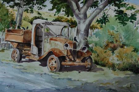 Robert Hamby, Old Work Horse, 2nd Place San Ramon City Hall Gallery