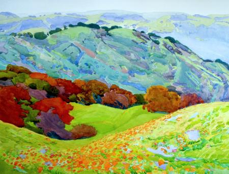 Robin Purcell, Seven Layers of Spring, Winsor Newton Award CWA 49th National Exhibition