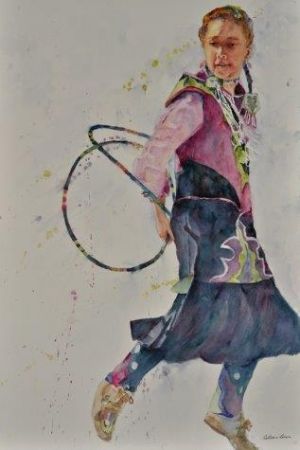 Colleen Dixon, Hoop Dancer II, Salis International Inc. Award 1 - 45th National Exhibition