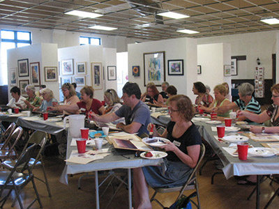 Teachers Painting at 2011 Teachers' Day