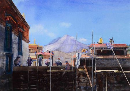 Jane Nielson, Roof of the World, 2nd Place - Alta Bates Show