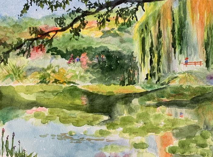 Carol Husslein, Giverny Waterlily Pond 2
