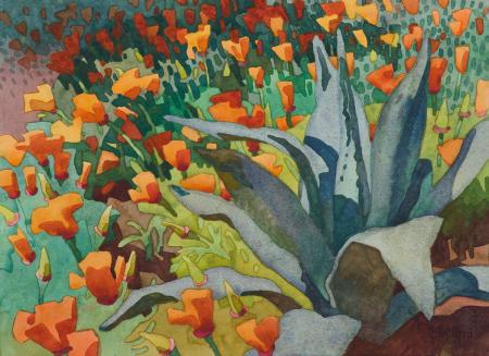 Carolyn Lord, Poppies and Agave, iprintfromhome.com Award