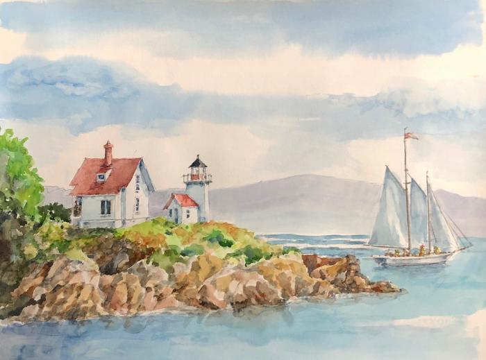 John Hopper, Curtis Island Light Maine