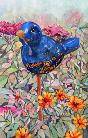 Summers Blue Bird of Happiness