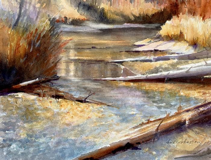 Sue Johnston, Autumn at FishHook Creek, 2nd Place Autumn Color 2021