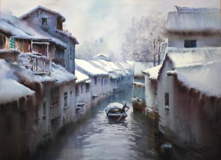 Wendy Liang, Winter, American Frame/Golden Artist Colors, Inc. 