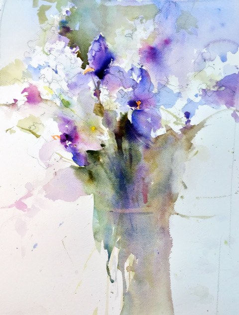 Watercolor Basics: Ink and Watercolor — Workshop SLC