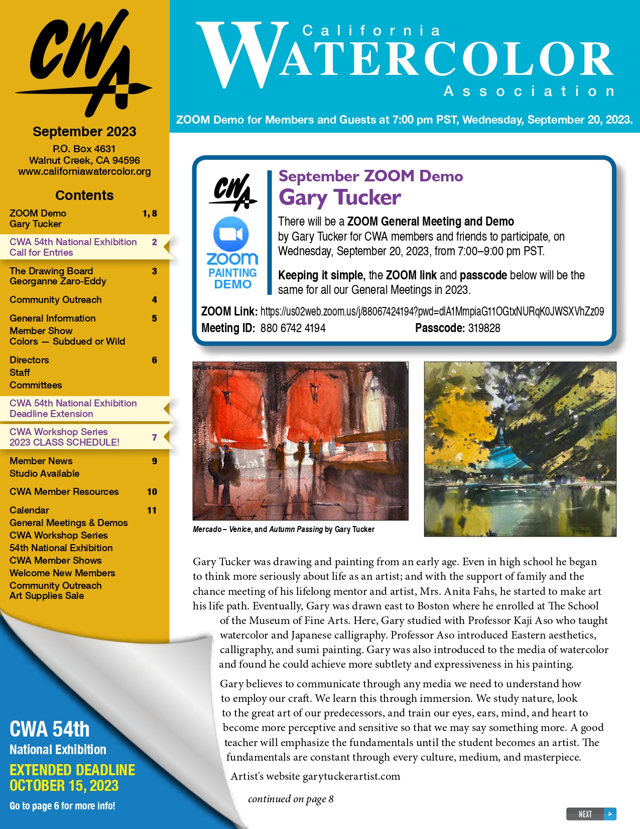 September 2023 Newsletter