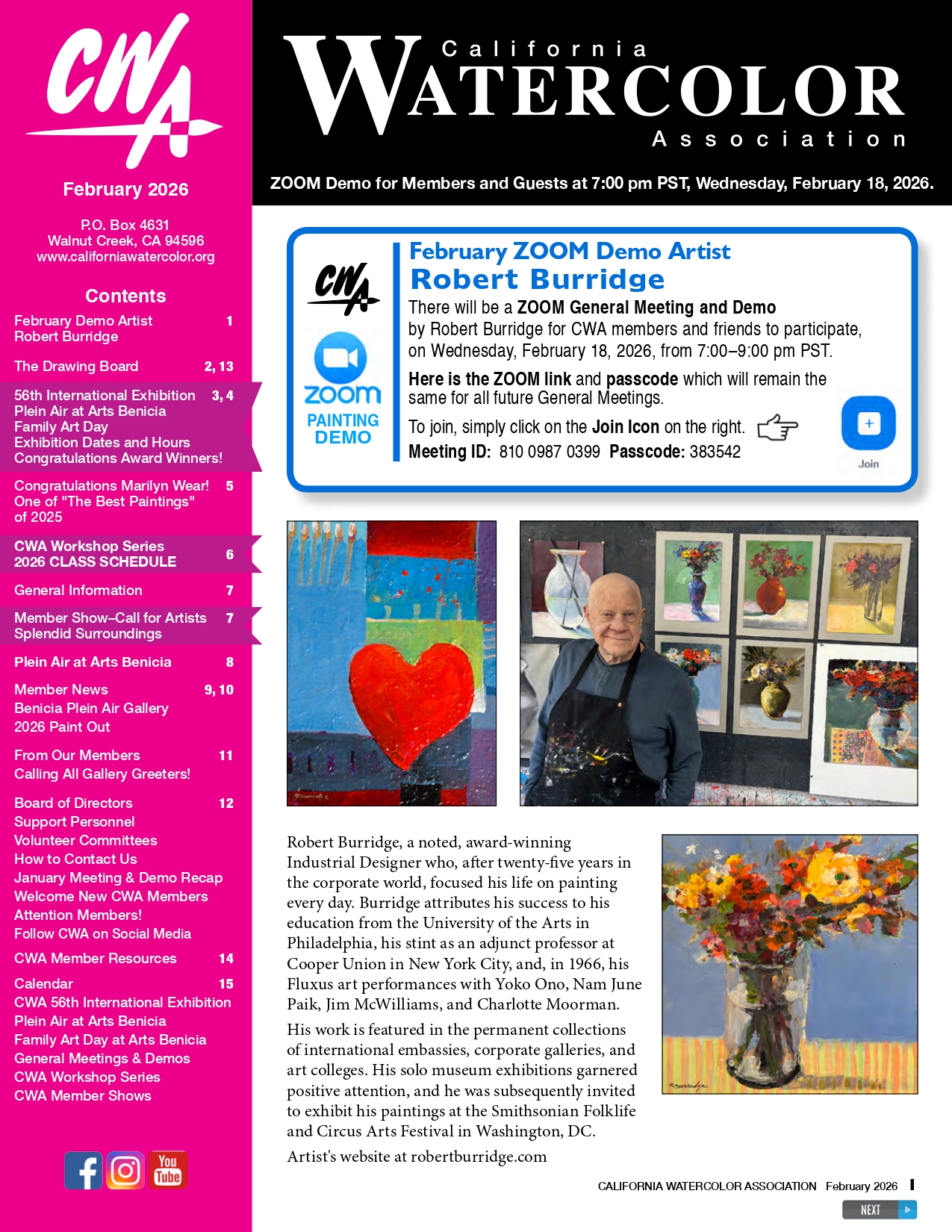 CWA February 2026 Newsletter