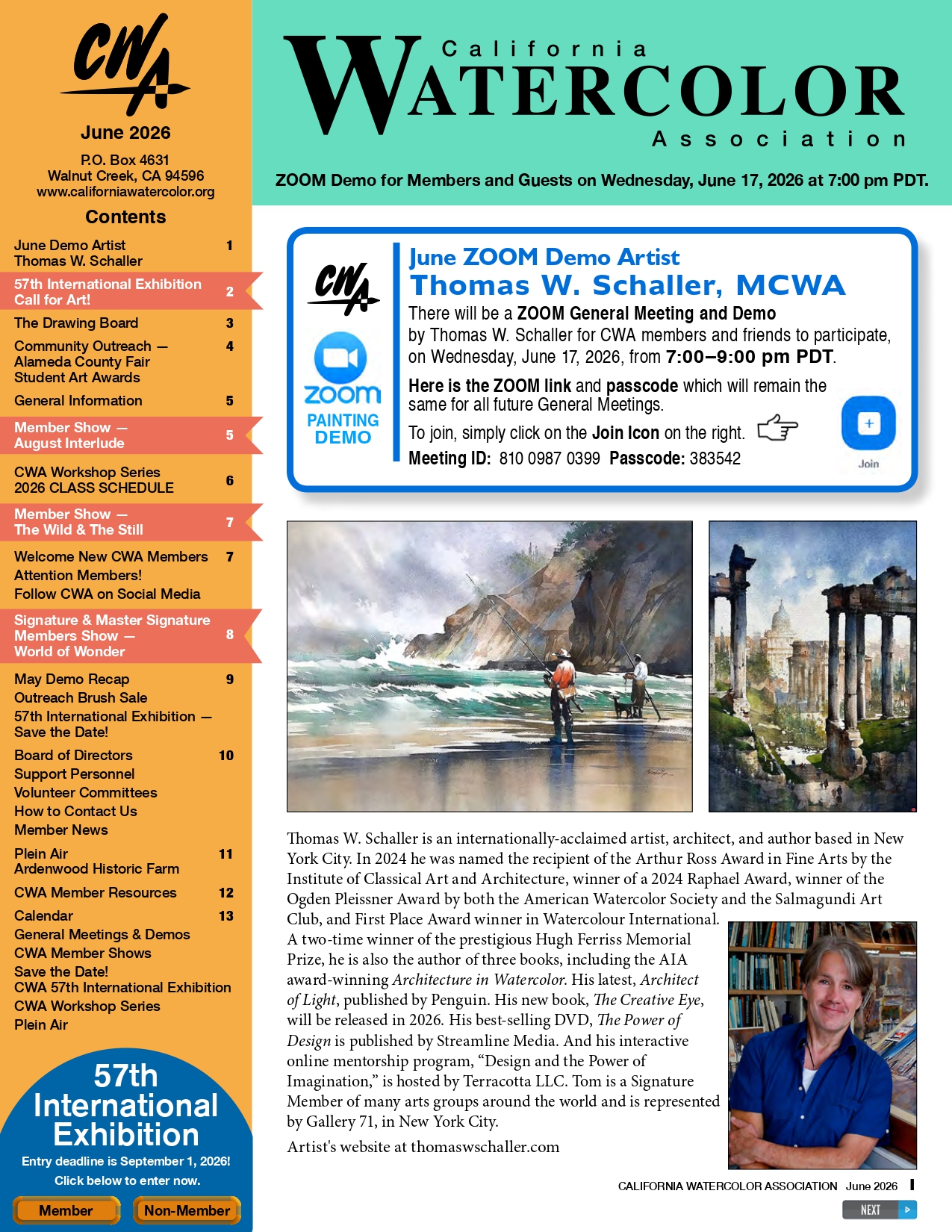 CWA June 2026 Newsletter CWA June 2026 Newsletter