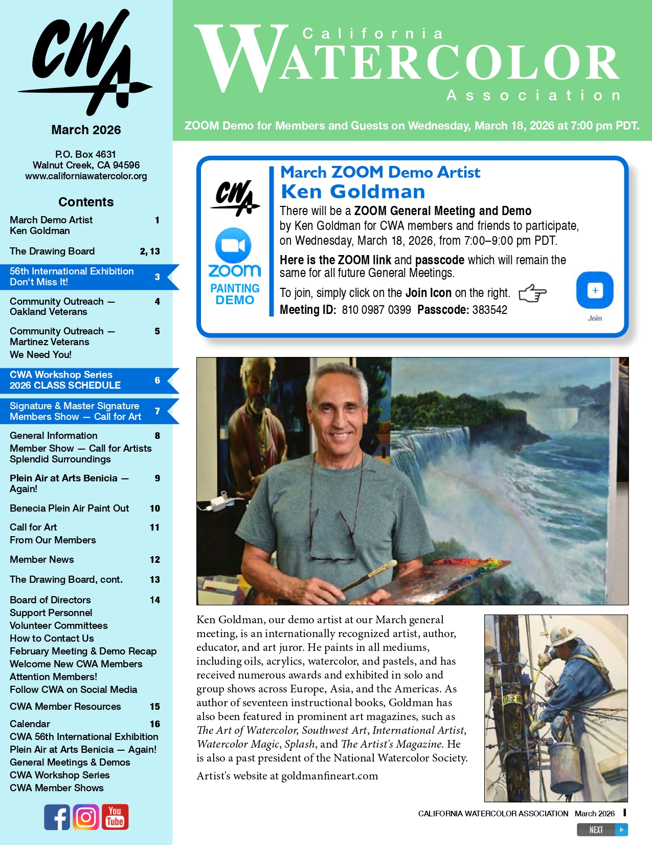 CWA March 2026 Newsletter